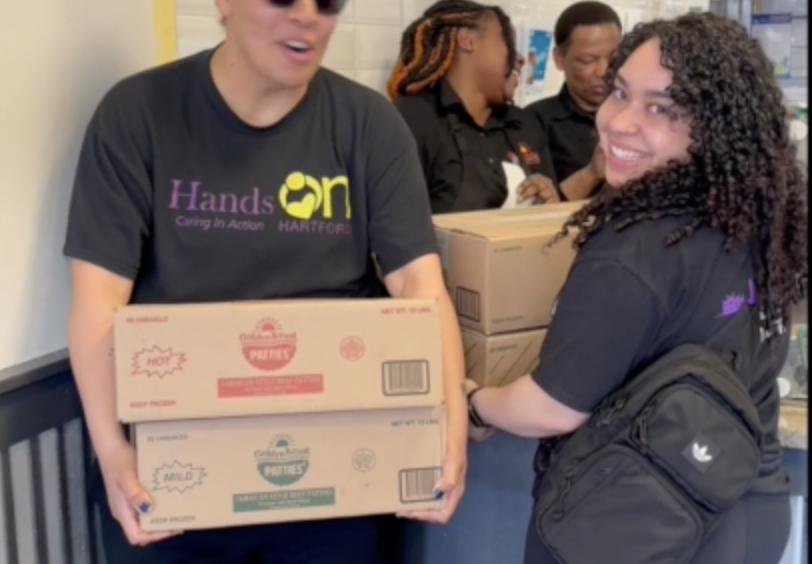 Hands on Hartford Receives 200 Jamaican Patties